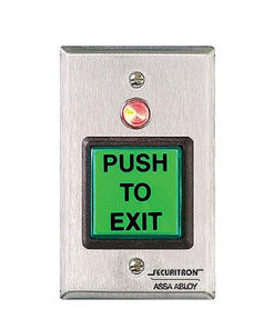 Securitron PB2 2SQ Momentary Illum Push Button