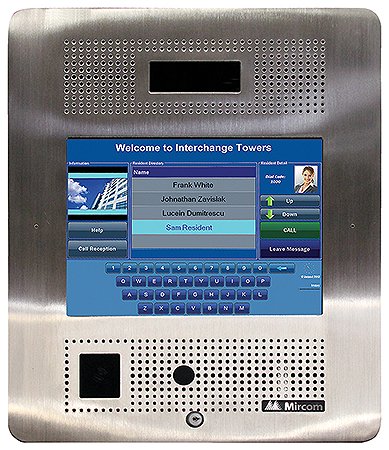 Mircom TX3-TOUCH-F15-B 15 Touch Card Telephone Entry System